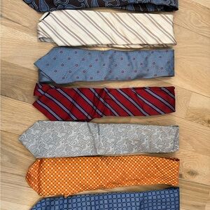 Assorted Luxury Ties (Ermenegildo Zegna, Canali)